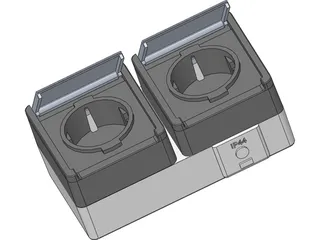 Power Socket 3D Model preview