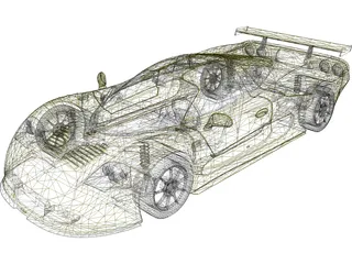 Mosler MT900S 3D Model preview