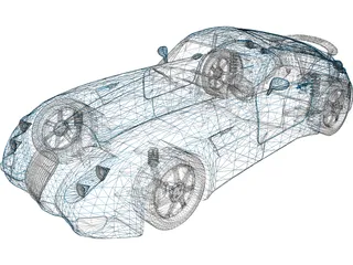 Wiesmann GT MF5 3D Model preview