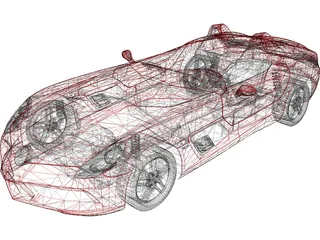 Mercedes-Benz SLR Stirling Moss 3D Model preview