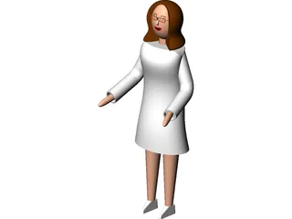 Nurse 3D Model preview