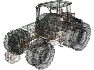 Tractor 3D Model preview