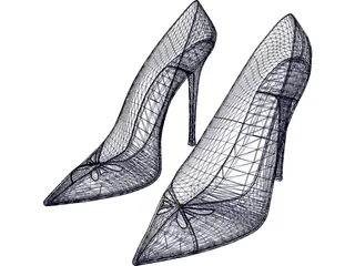 Woman Sandle 3D Model preview