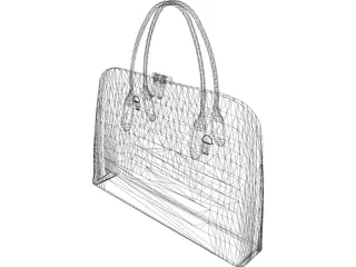 Woman Bag 3D Model preview