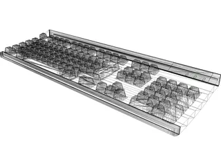 Keyboard 3D Model preview