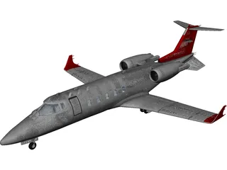 Bombardier Learjet 3D Model preview
