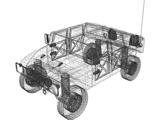 HUMVEE 3D Model preview