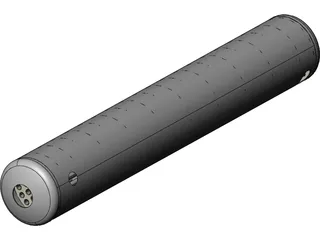 Exhaust Gas Heat Exchanger 3D Model preview
