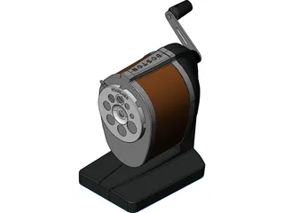 Pencil Sharpener 3D Model preview