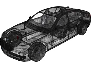 BMW 760 Li 3D Model preview