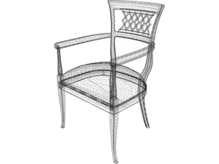 Chair Classic 3D Model preview