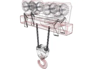 Pulley 3D Model preview