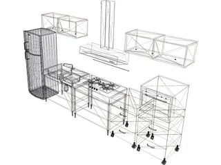 Kitchen 3D Model preview