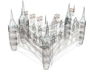 Castle 3D Model preview