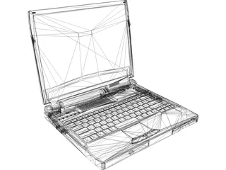 Notebook 3D Model preview