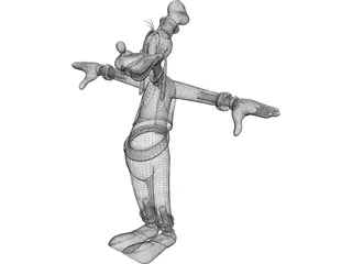Goofy 3D Model preview