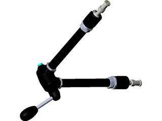 Manfrotto Articulated Arm MA143 3D Model preview