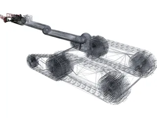 SUGV Surveillance Robot 3D Model preview