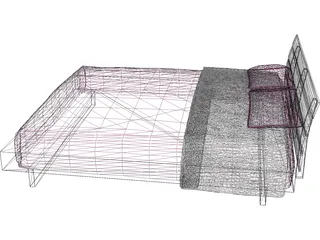 Bed 3D Model preview
