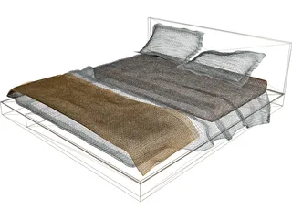 Bed 3D Model preview