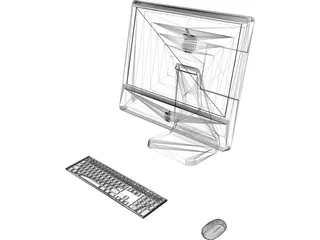 Apple iMac 3D Model preview