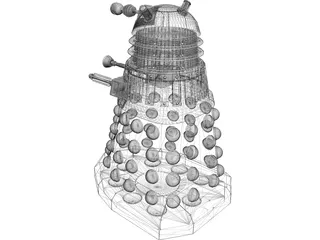 Dalek 3D Model preview