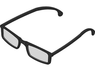 Reading Glasses 3D Model preview