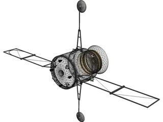 Satellite 3D Model preview