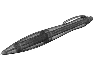 Pen Cross 3D Model preview