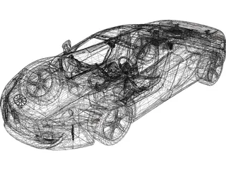 McLaren MP4-12C 3D Model preview