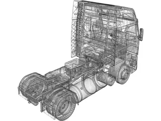 Volvo FH12 420 3D Model preview