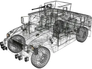 Hummer 3D Model preview