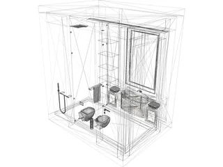 Bathroom 3D Model preview