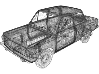 ZAZ-968M 3D Model preview