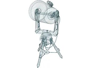 Telescope 3D Model preview