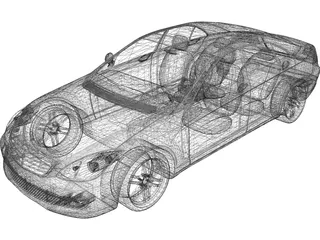 Mercedes-Benz S-Class (2006) 3D Model preview