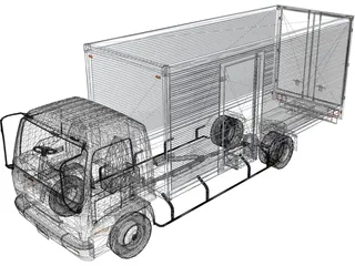Isuzu Forward 3D Model preview