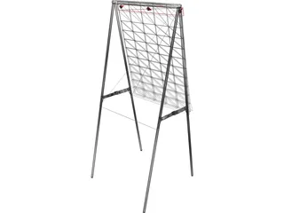 Flip Chart 3D Model preview