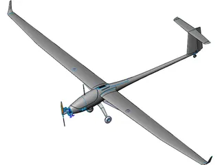 Motoglider 3D Model preview