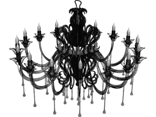 Ceiling Light 3D Model preview