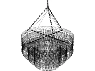 Ceiling Light 3D Model preview
