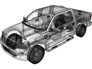Ford F-150 Series (2004) 3D Model preview