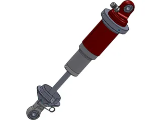 Penske Quarter Midget Shock 3D Model preview