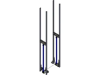 Elevator H3000 3D Model preview