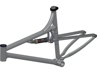 Bike Frame 3D Model preview