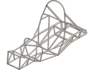 Chassis Estrutura FT-05 3D Model preview