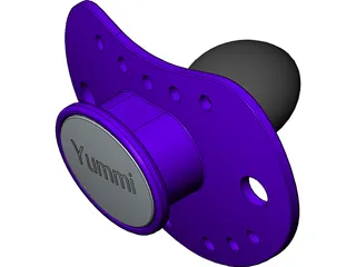 Pacifier 3D Model preview