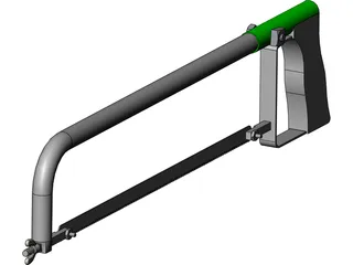 Hack Saw 3D Model preview