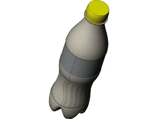 Cola Bottle 3D Model preview