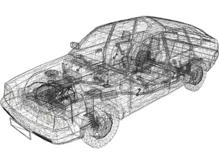 AZLK 2141 3D Model preview